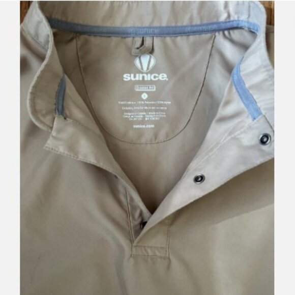 Sunice Typhoon Men’s Golf Vest Windbreaker Lightweight Size Large Beige - Picture 5 of 8